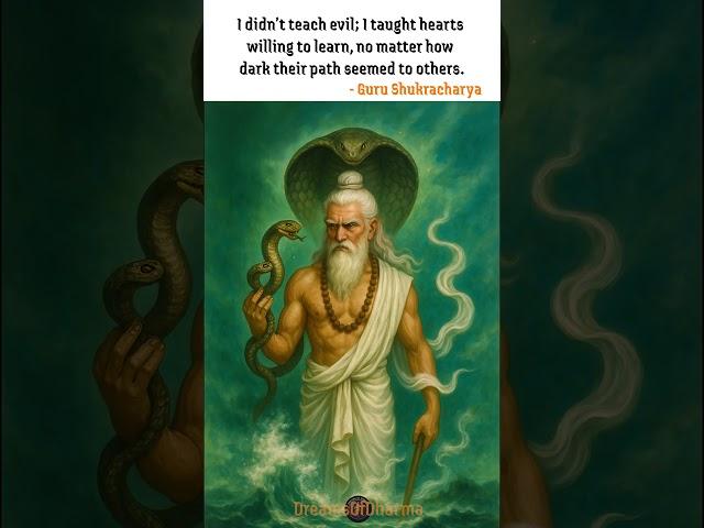 What do you think about him ? DreamsOfDharma | #shukracharya #sanatandharma #guru #dharma #karma
