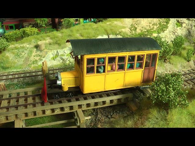 On3 Narrow Gauge Model Railroad Layout and Trains of the Diamond and Caldor Railway