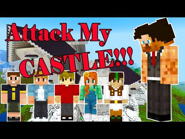 ATTACK MY CASTLE!!!  w/Grian,Joel,Gem,Jimmy & Impulse