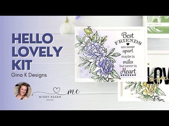 Hello Lovely Card Kit With Gina K Designs