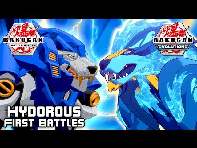 First HYDOROUS Bakugan Battle in Every Season - Bakugan Evolutions, Battle Planet & Armored Alliance