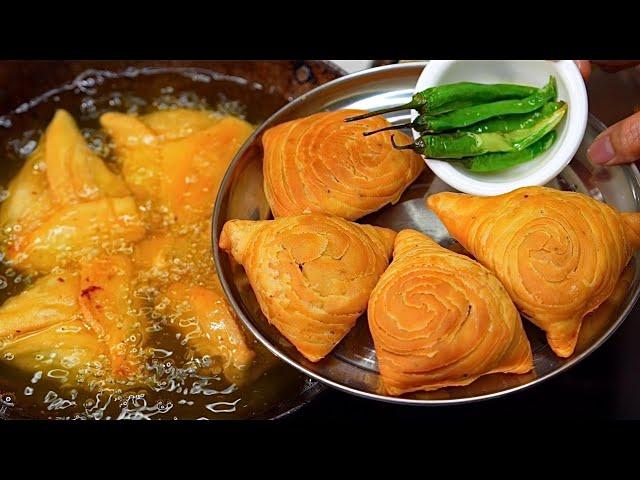 आलू मटर के नये समोसे रमजान में स्टोर करले | Iftar Special Aloo Matar Samosa | Ramadan Recipes 2025