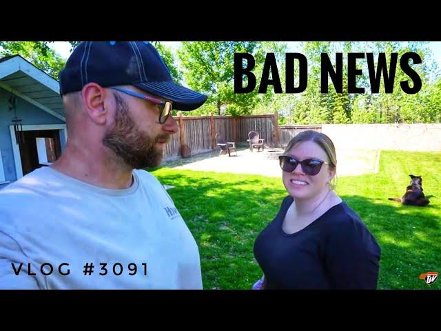 BAD NEWS | My Trucking Life | Vlog #3091