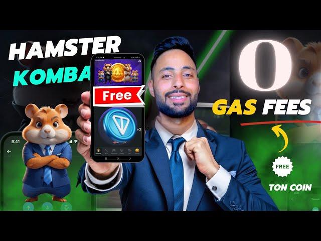 Hamster Kombat Gas Fees Free Update | FREE TON Coin