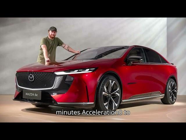 The Mazda 6e Is A Gorgeous RWD EV Liftback With A 50 Inch Virtual Screen