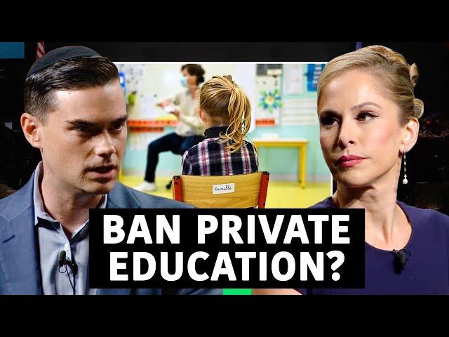 Shapiro Challenges Ana Kasparian's Call to Ban Private Schools