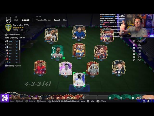 Monday is for ULTIMATE CHAMPS, packs and COOP F1 with NEPPO!  -  LIVE POOR MAN RTG Day 208 - FC24