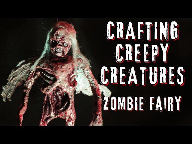 Crafting Creepy Creatures: Zombie Fairy - Air Dry Clay | Dark Nook