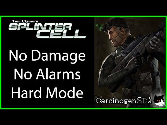 Tom Clancy's Splinter Cell (PC) - No Damage, No Alarms, Hard Mode