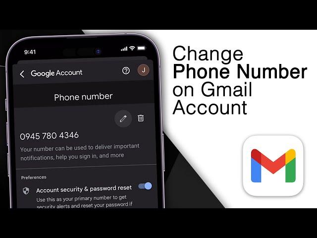 How To Change Phone Number On Gmail Account! [Mobile]