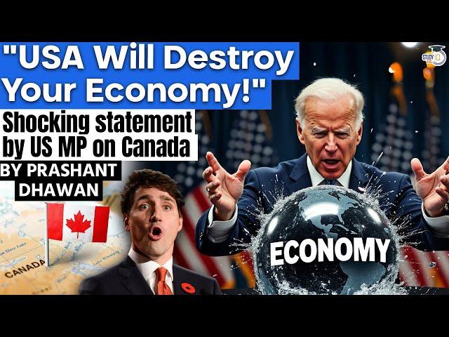 USA Should Destroy Canada's Economy | Viral Video of US Congressman Demanding Sanctions on Canada