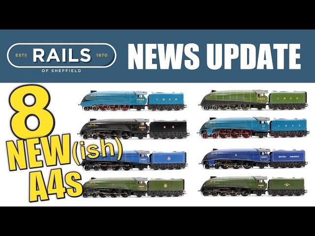 MODEL RAILWAY NEWS - New Rails Of Sheffield Exclusives LNER A4 Steam Locomotives (Dapol)