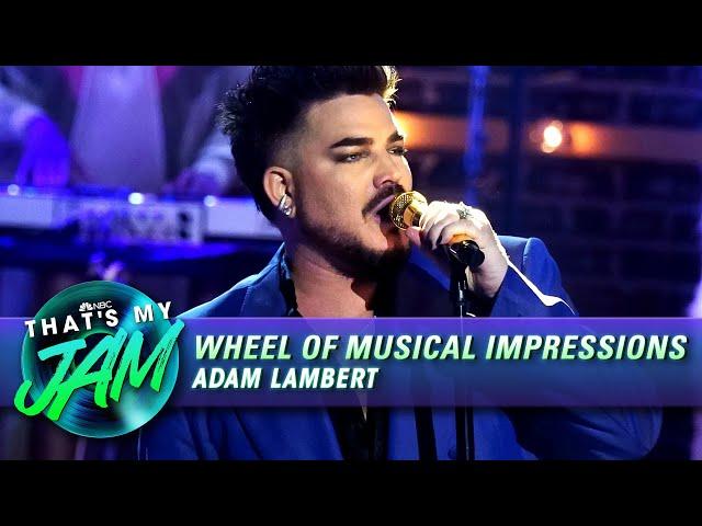 Wheel of Musical Impressions: Adam Lambert Performs "The Muffin Man" as Cher  | That's My Jam