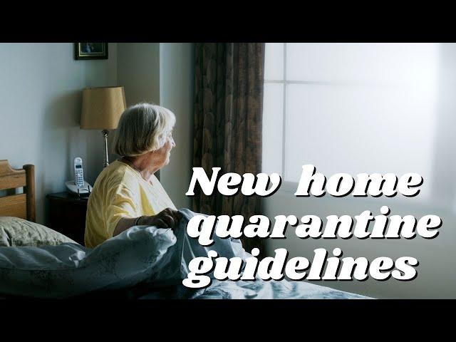 What are the new health ministry guidelines for home isolation