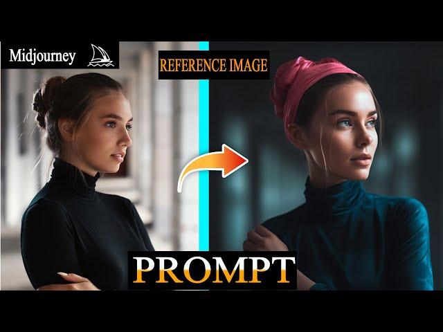 How To Use Reference Images in MidJourney V5.1  (2023) Step by Step Tutorial