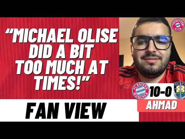 “Michael Olise Did A Bit Too Much At Times!” - Bayern Munich 10-0 Auckland City - Fan Cam (Ahmad)