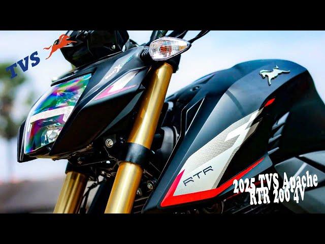 2025 TVS Apache RTR 200 4V – The Smartest Streetfighter ️