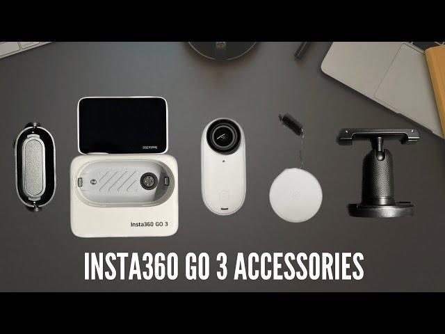 Insta360 GO 3 Accessories!  Unboxing + Detailed Look! #insta360go3