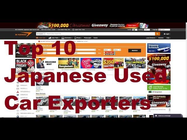 Top 10 Japanese Used Car Exporters