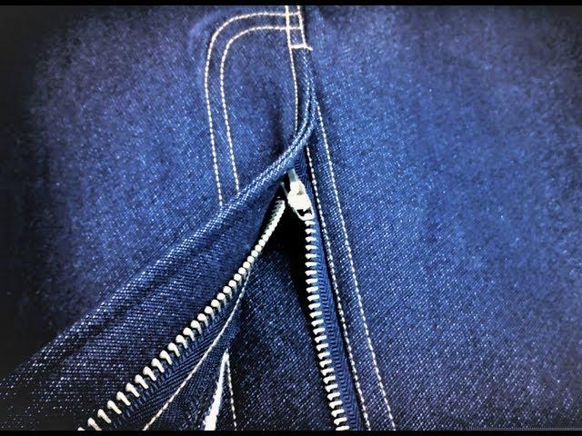 Sew a Jeans Zip Fly & belt