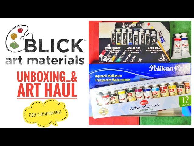 My Blick Art Materials Experience & Unboxing