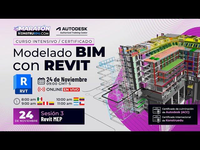 S3: Revit MEP | Curso Intensivo Modelado BIM | Maratón 7