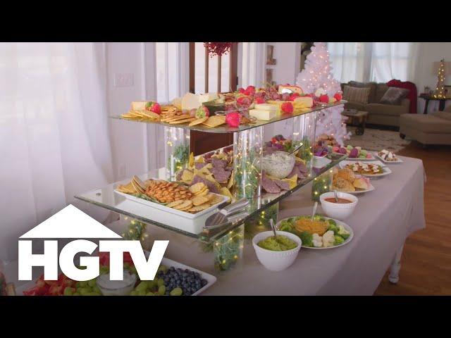 Create a Multi-Layered Buffet for Entertaining | HGTV