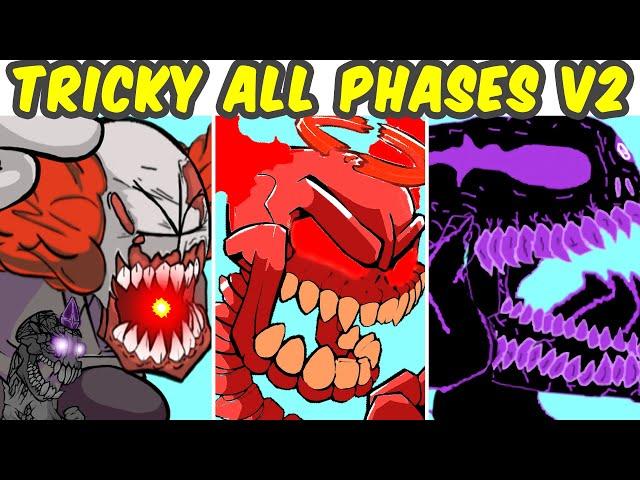 FNF VS Tricky All Phases V2 MOD + Rhythm (Madness Combat/Tricky Mod/Insanity) (Friday Night Funkin)