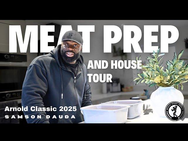 Arnold Classic 2025 series | Food prep & House tour | Samson Dauda