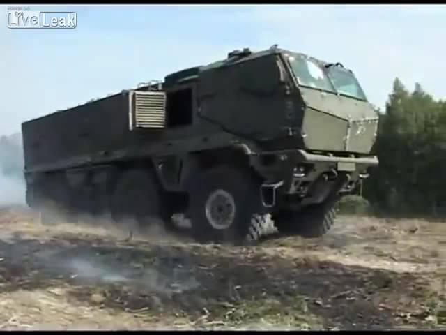 Russian Kamaz MRAP survives 10 kilograms of explosives