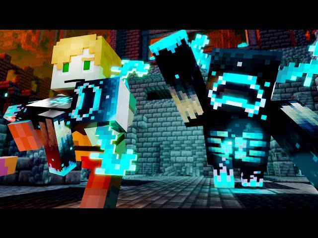 WARDEN FIGHT! - Alex and Steve Life - (Minecraft Movie)