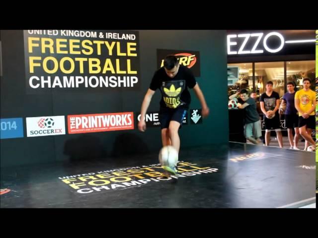 Vlad Taraskin - Sick Three -  UK & Ireland freestyle football championship 2014