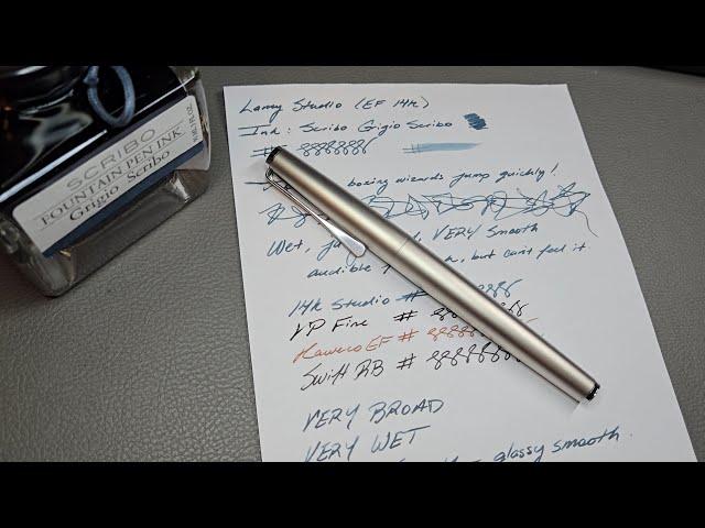 Lamy Studio 14k Gold Nib Fountain Pen Review