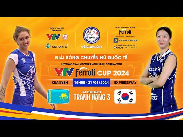 LIVE Expressway (Hàn Quốc) - Kuanysh (Kazakhstan) | Trực tiếp VTV Ferroli Cup 2024