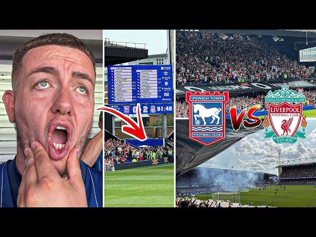 IPSWICH TOWN VS LIVERPOOL | 0-2 | ABSOLUTELY CRAZY ATMOSPHERE AS FOOTBALL RETURNS TO PORTMAN ROAD!!!