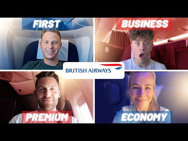 Flying in 4 Classes On The Same British Airways Flight...AGAIN | Including First Class & Club Suite!