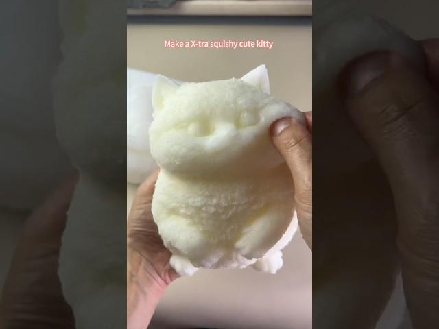 Handmade a squishy huge kitty #cat #squishy #cute #satisfying #stressrelief #kitty #kitten