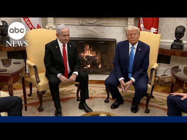 Trump, Netanyahu meet at White House