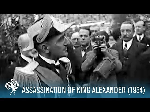 Assassination of King Alexander I of Yugoslavia & Louis Barthou (1934) | British Pathé