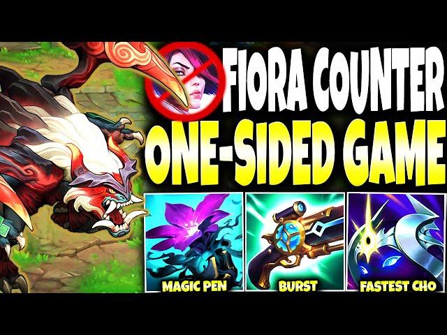 My Fiora Smurf Counter and the Most ONE-SIDED SEASON 14 GAME YOU EVER SAW!!!