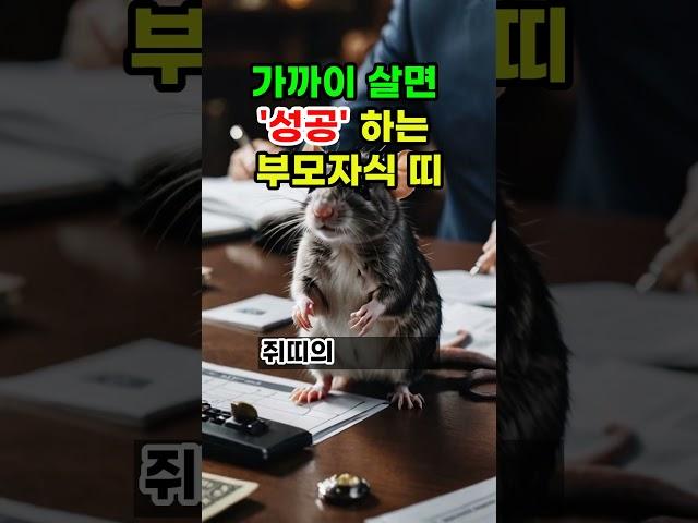 가까이 살면 성공하는 부모자식 띠 #로또 #재물운 #띠별운세 #오늘의운세 #타로 #신점