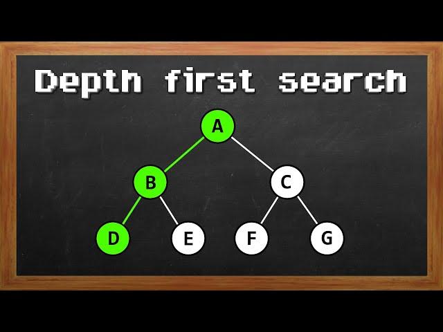 Learn Depth First Search in 7 minutes ⬇️