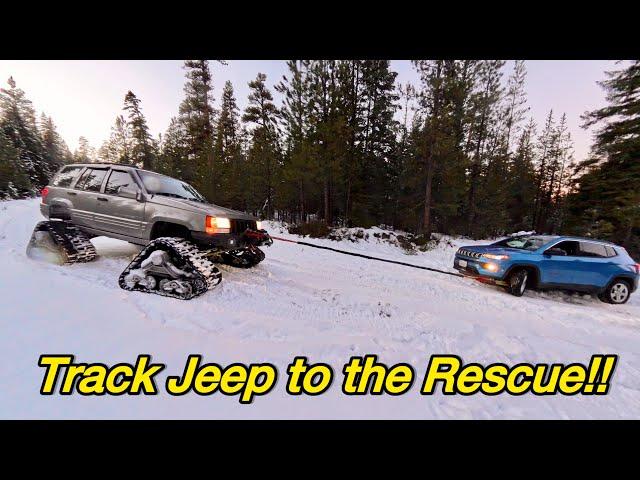 The new and improved Track Jeep gets put to work!