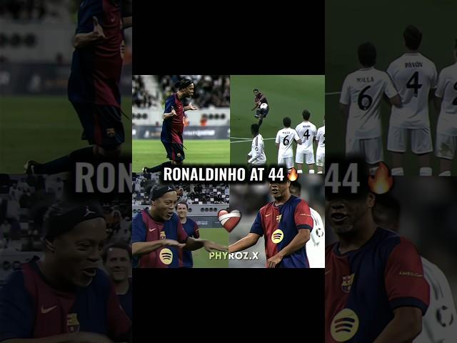 Ronaldinho at 44  #football #edit #fifa #soccer #ronaldo #messi #realmadrid