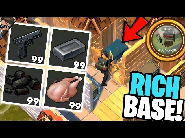 I RAIDED THIS RICH BASE! BIGGEST LOOT.. (Raid M3G4-_-IcON Base)| LDoE | Last Day on Earth: Survival