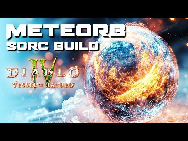 Diablo 4 New Sorcerer Build: Frozen Meteor (METEORB) Season 6 Vessel of Hatred D4 Builds