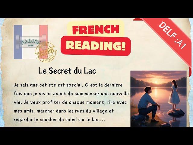 French Reading for Beginners | DELF A1 | Build French Vocabulary | French Comprehension Exercises