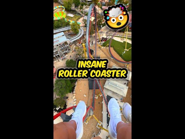  Could YOU Ride This INSANE Rollercoaster? (Six Flags Fiesta Texas) #shorts