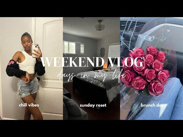 WEEKEND VLOG | Haunted house, hair & makeup grwm, Sunday reset | DylanAmiliya