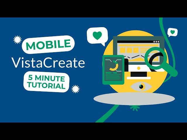 VistaCreate Mobile Tutorial - FREE Social Media Design Tool